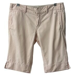 Paper Twill Pink shorts Crown Detail Womens‎ Size 4 luxury